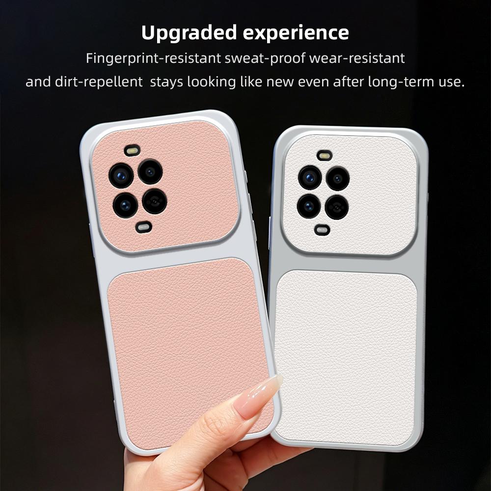 For Huawei nova 13 Pro Lambskin Series Skin Feel Shockproof Phone Case(Orange)