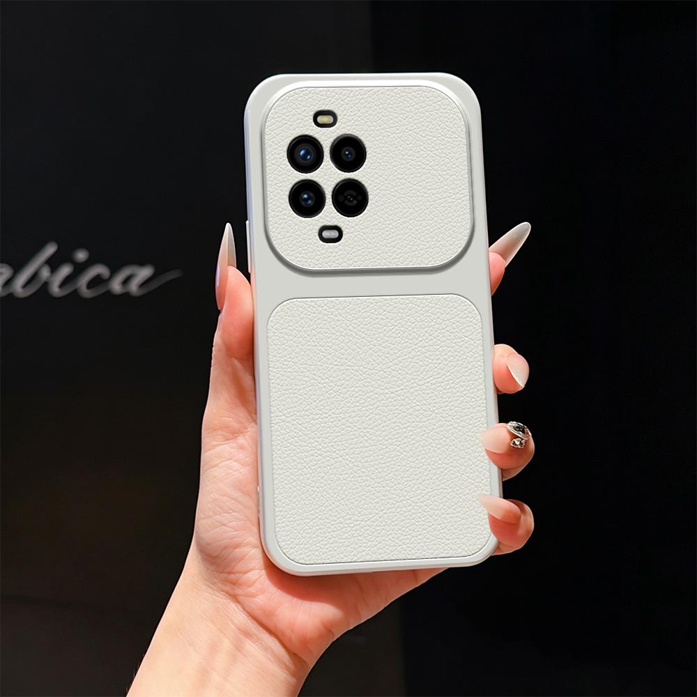 For Huawei nova 13 Pro Lambskin Series Skin Feel Shockproof Phone Case(Silver)