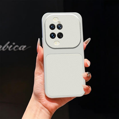 For Huawei nova 14 Ultra Lambskin Series Skin Feel Shockproof Phone Case(Silver)