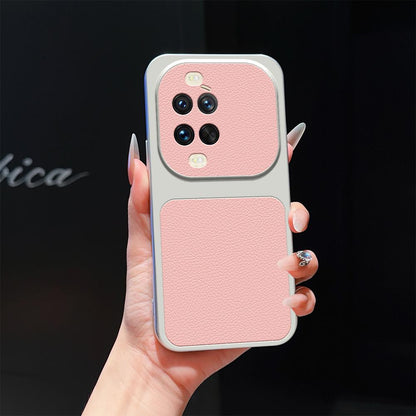 For Huawei nova 14 Ultra Lambskin Series Skin Feel Shockproof Phone Case(Pink)