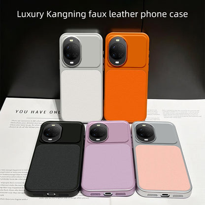 For Huawei nova 15 Lambskin Series Skin Feel Shockproof Phone Case(Silver)
