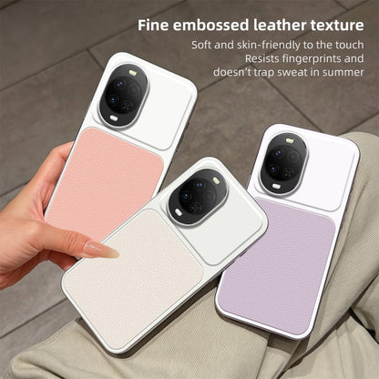For Huawei nova 15 Lambskin Series Skin Feel Shockproof Phone Case(Silver)