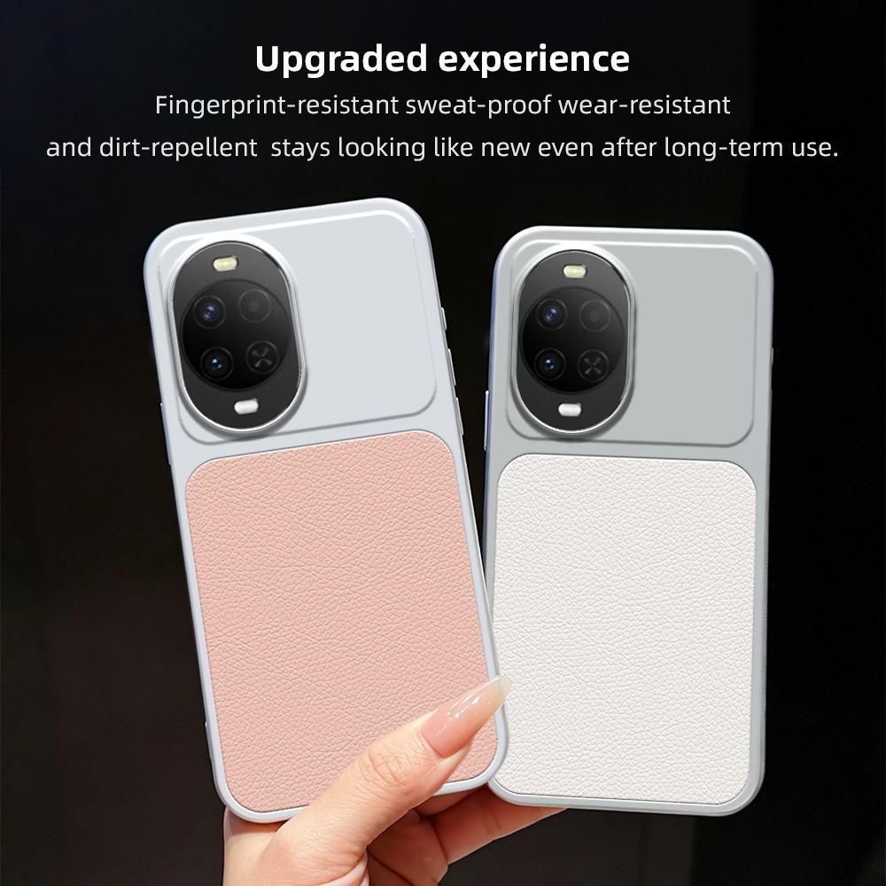 For Huawei nova 15 Lambskin Series Skin Feel Shockproof Phone Case(Pink)