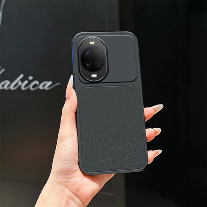 For Huawei nova 15 Lambskin Series Skin Feel Shockproof Phone Case(Black)