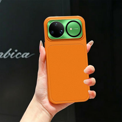 For Huawei nova 15 Ultra Lambskin Series Skin Feel Shockproof Phone Case(Orange)