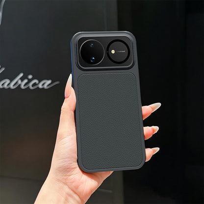 For Huawei nova 16 Lambskin Series Skin Feel Shockproof Phone Case(Black)