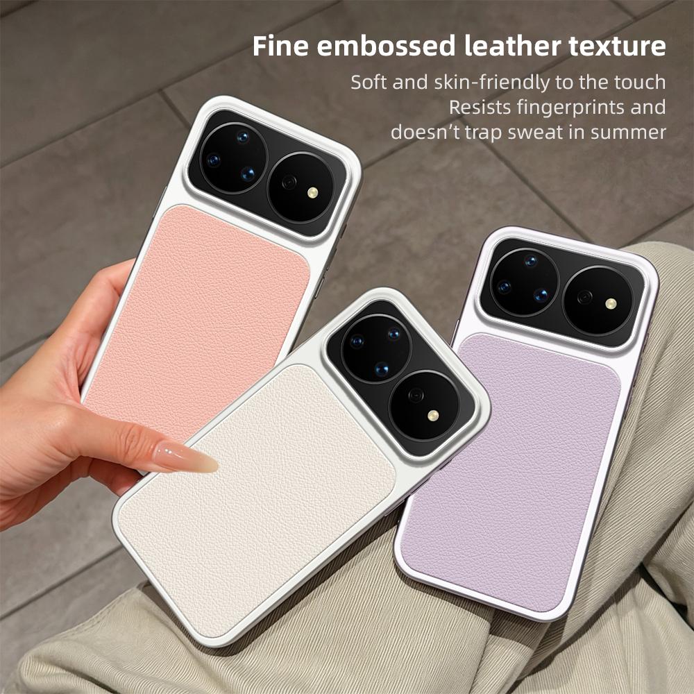 For Huawei nova 16 Pro Lambskin Series Skin Feel Shockproof Phone Case(Orange)