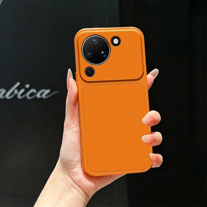 For Huawei Pura 90 5G Lambskin Series Skin Feel Shockproof Phone Case(Orange)