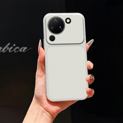 For Huawei Pura 90 5G Lambskin Series Skin Feel Shockproof Phone Case(Silver)