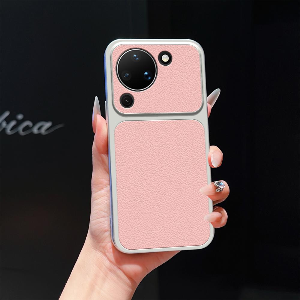 For Huawei Pura 90 5G Lambskin Series Skin Feel Shockproof Phone Case(Pink)