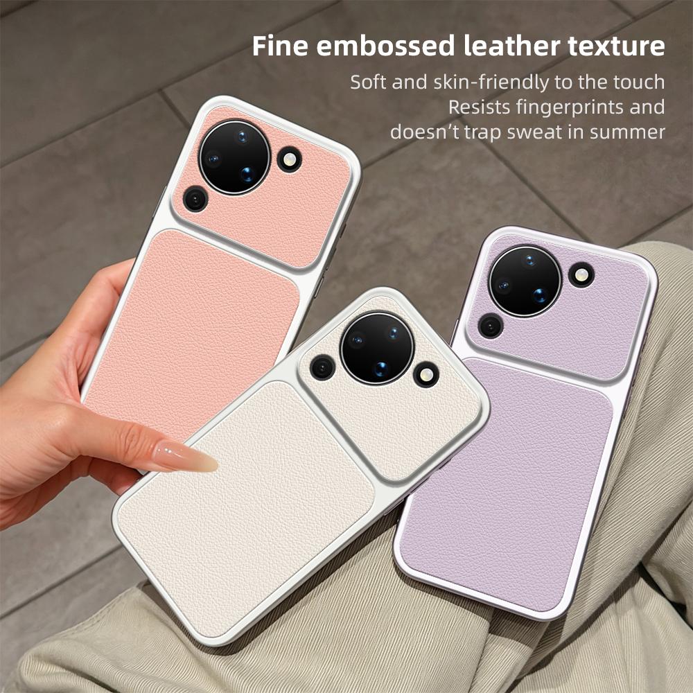 For Huawei Pura 90 5G Lambskin Series Skin Feel Shockproof Phone Case(Pink)