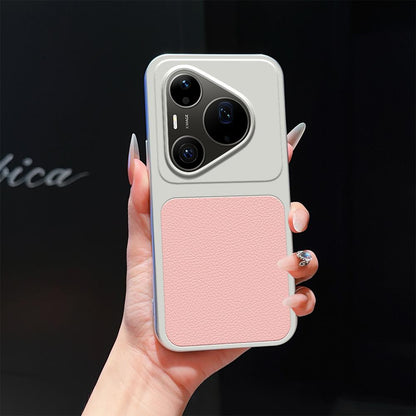 For Huawei Pura 90 Pro Max 5G Lambskin Series Skin Feel Shockproof Phone Case(Pink)