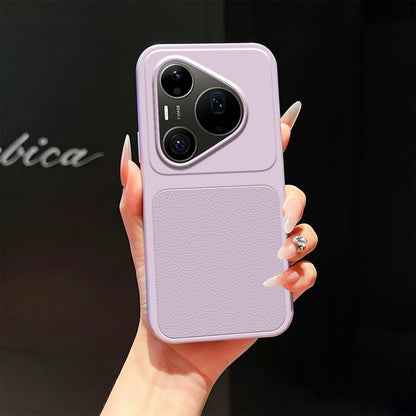 For Huawei Pura 90 Pro Max 5G Lambskin Series Skin Feel Shockproof Phone Case(Purple)