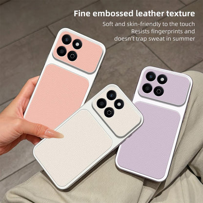 For Honor Play 60 Plus Lambskin Series Skin Feel Shockproof Phone Case(Silver)
