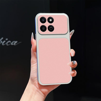 For Honor Play 60 Plus Lambskin Series Skin Feel Shockproof Phone Case(Pink)