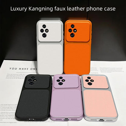 For Honor 200 Lambskin Series Skin Feel Shockproof Phone Case(Pink)