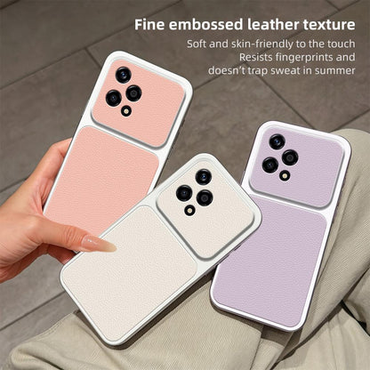 For Honor 200 Lite Global Lambskin Series Skin Feel Shockproof Phone Case(Black)