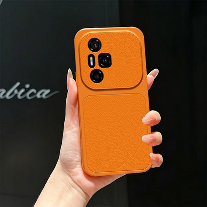 For Honor 300 Pro Lambskin Series Skin Feel Shockproof Phone Case(Orange)
