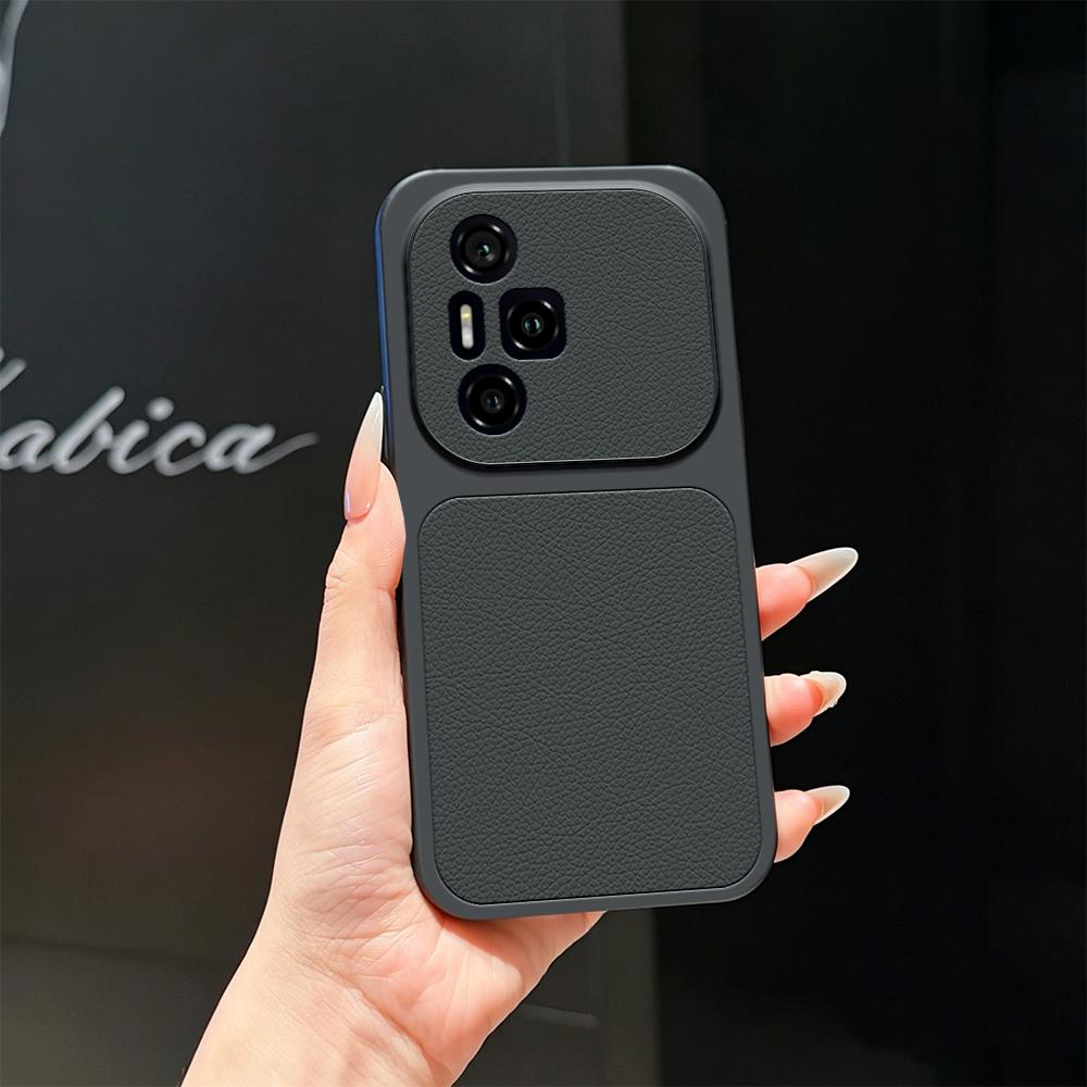 For Honor 300 Pro Lambskin Series Skin Feel Shockproof Phone Case(Black)