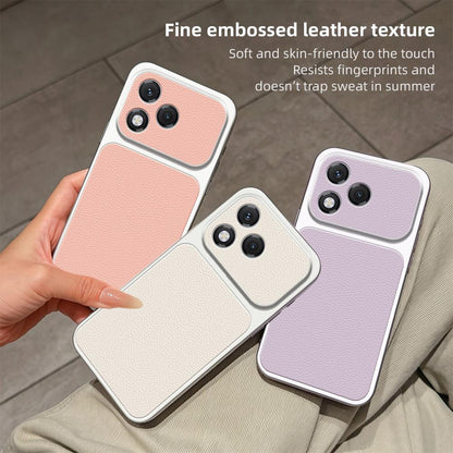 For Honor 400 Lite Global Lambskin Series Skin Feel Shockproof Phone Case(Orange)