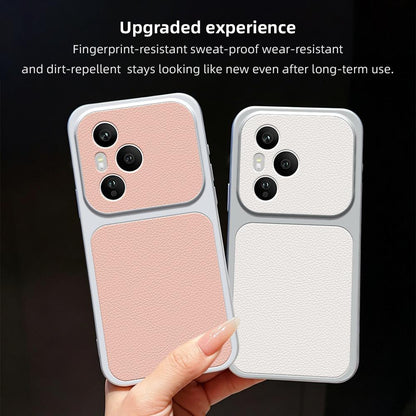 For Honor 400 Pro Global 160.8mm Lambskin Series Skin Feel Shockproof Phone Case(Pink)