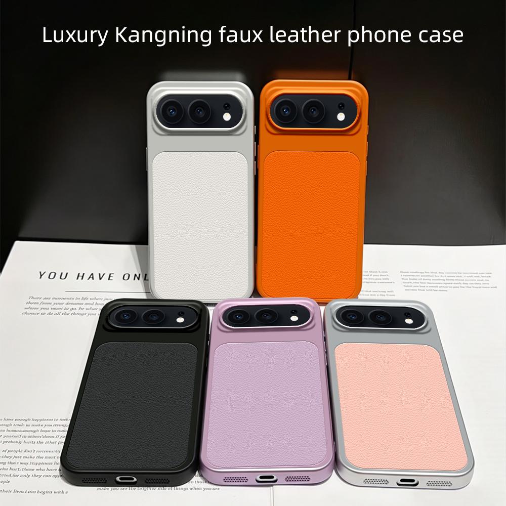 For Honor 500 Global 155.8mm Lambskin Series Skin Feel Shockproof Phone Case(Orange)