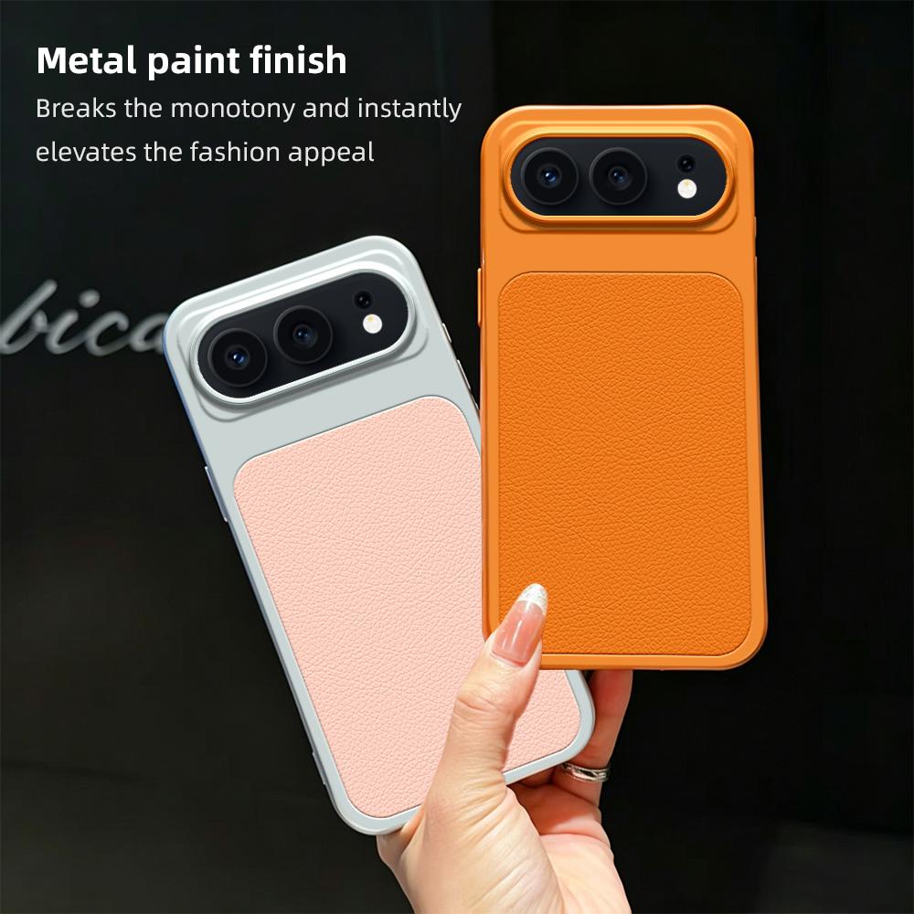 For Honor 500 Global 155.8mm Lambskin Series Skin Feel Shockproof Phone Case(Orange)