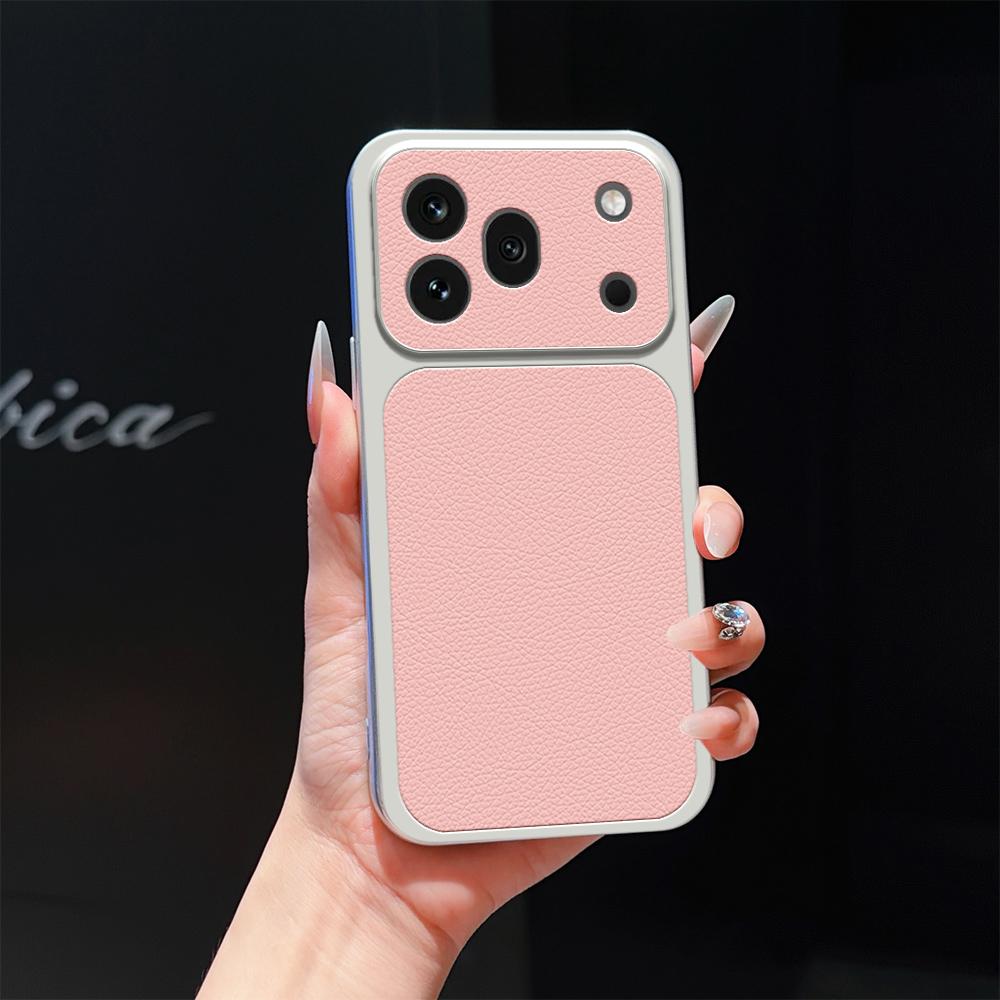 For Honor 600 Pro Global Lambskin Series Skin Feel Shockproof Phone Case(Pink)