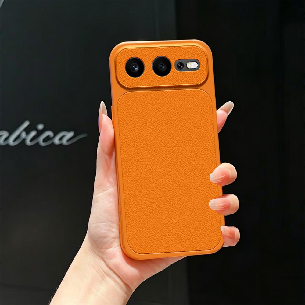 For Honor 600 Super Edition Lambskin Series Skin Feel Shockproof Phone Case(Orange)