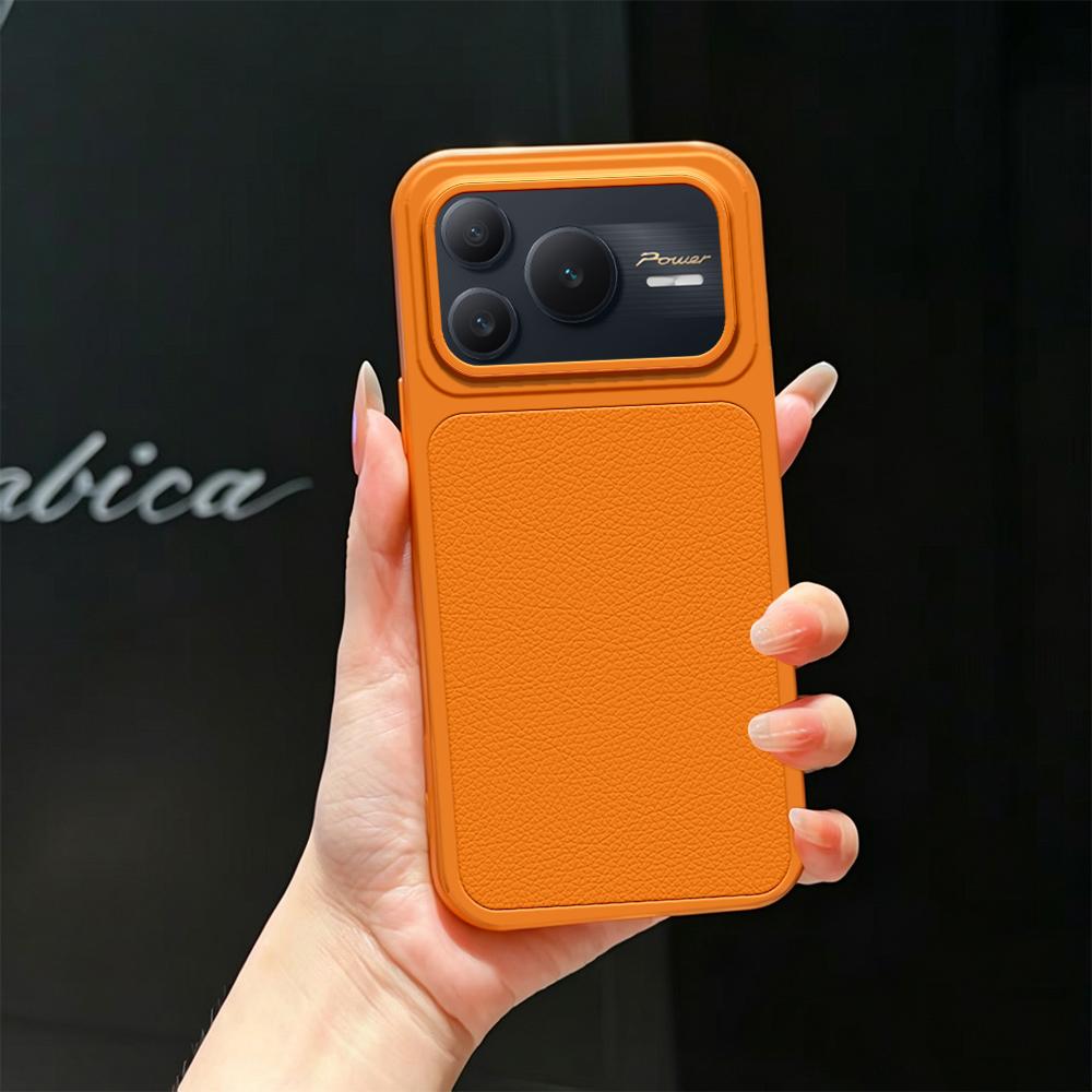 For Honor Power2 Lambskin Series Skin Feel Shockproof Phone Case(Orange)