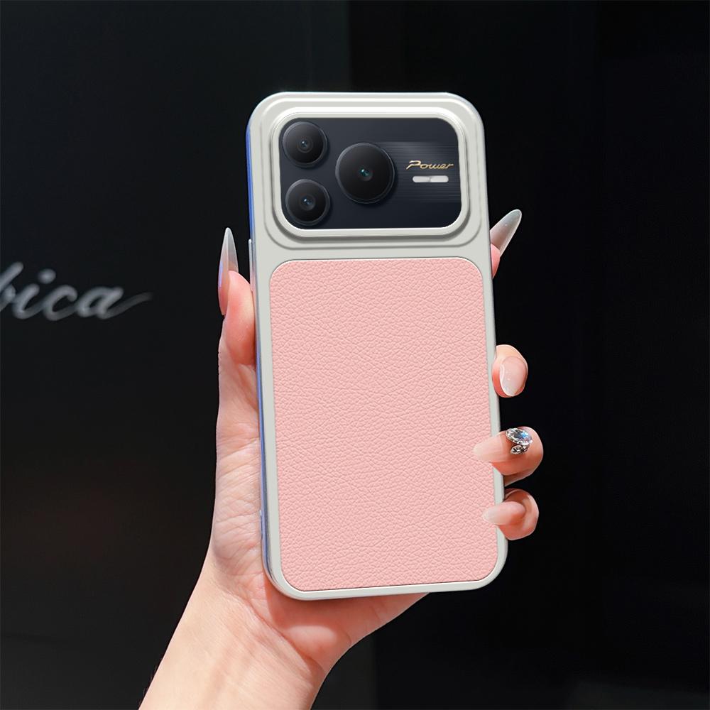 For Honor Power2 Lambskin Series Skin Feel Shockproof Phone Case(Pink)