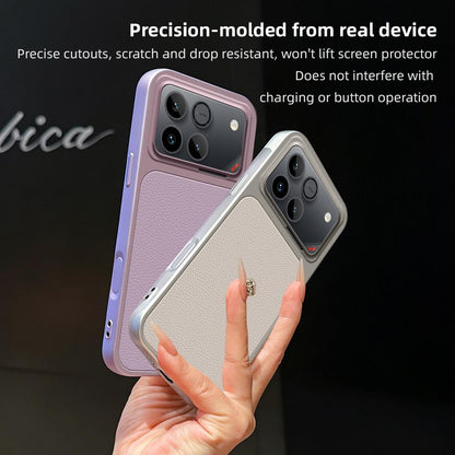 For Honor Win 5G Lambskin Series Skin Feel Shockproof Phone Case(Purple)