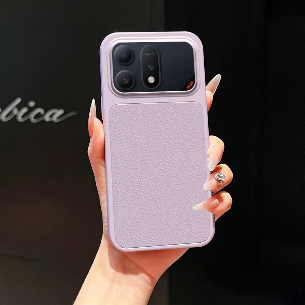 For Honor Win Turbo 5G Lambskin Series Skin Feel Shockproof Phone Case(Purple)