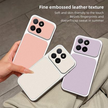 For Honor X5b Lambskin Series Skin Feel Shockproof Phone Case(Pink)