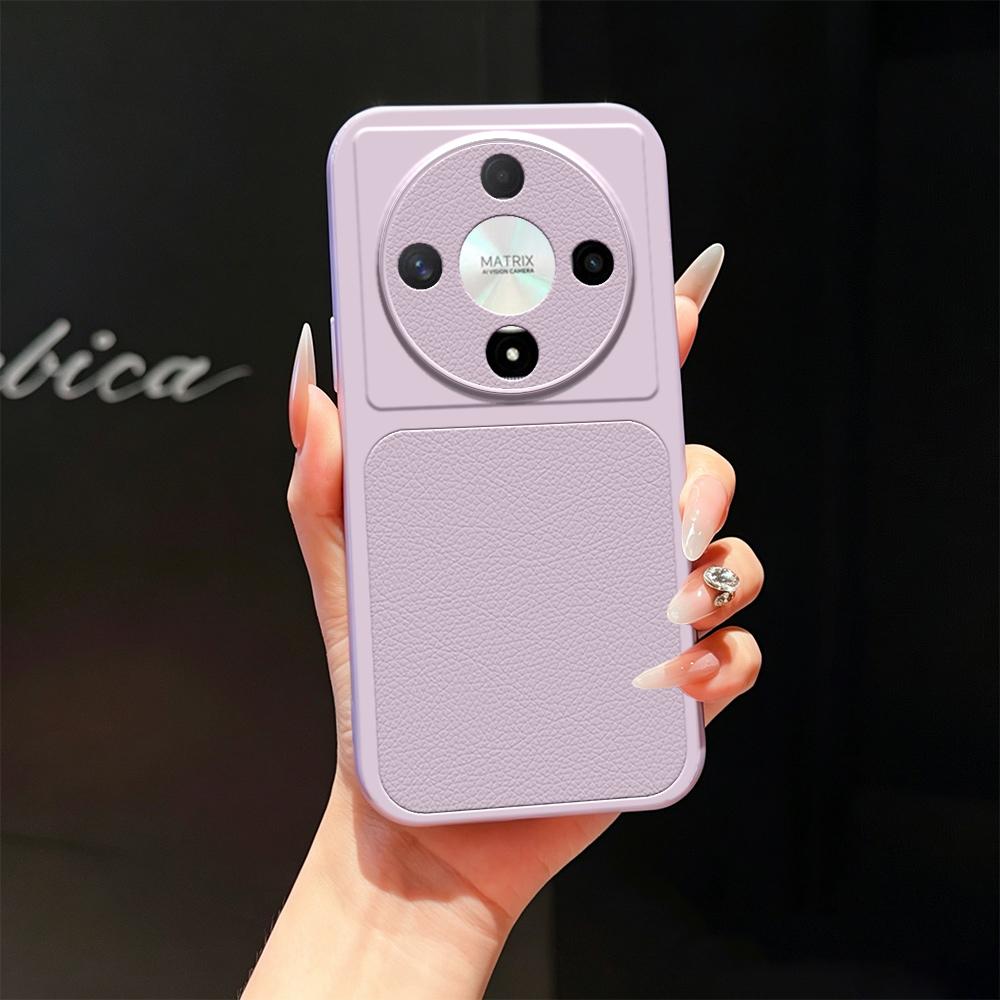 For Honor X9b Lambskin Series Skin Feel Shockproof Phone Case(Purple)