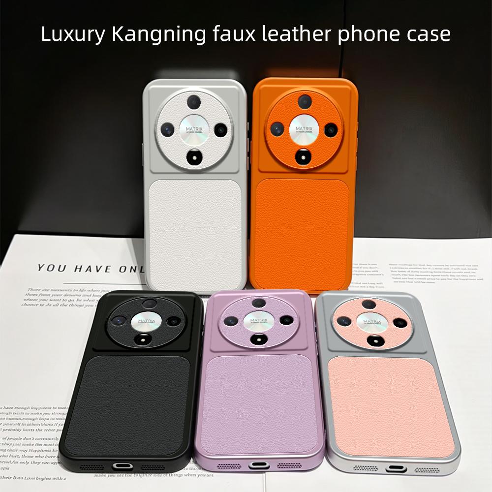 For Honor X9b Lambskin Series Skin Feel Shockproof Phone Case(Purple)
