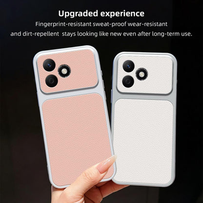 For Honor X60i Lambskin Series Skin Feel Shockproof Phone Case(Pink)