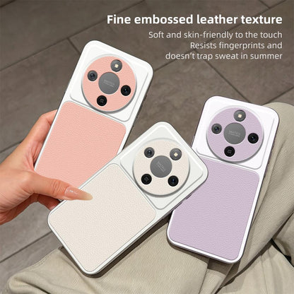 For Honor X70 5G Lambskin Series Skin Feel Shockproof Phone Case(Purple)