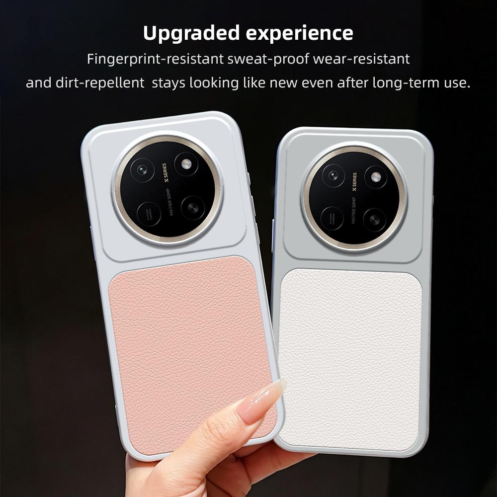 For Honor X80 Pro Max 5G Lambskin Series Skin Feel Shockproof Phone Case(Purple)