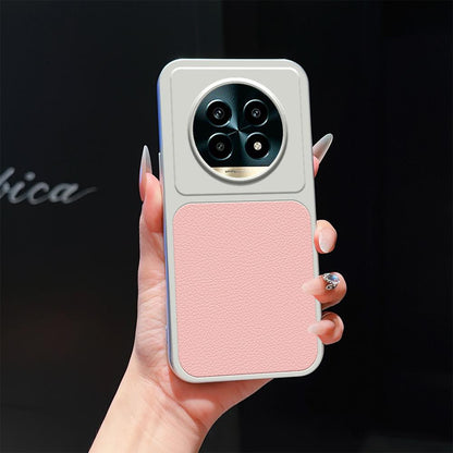 For Realme 13 Pro Lambskin Series Skin Feel Shockproof Phone Case(Pink)
