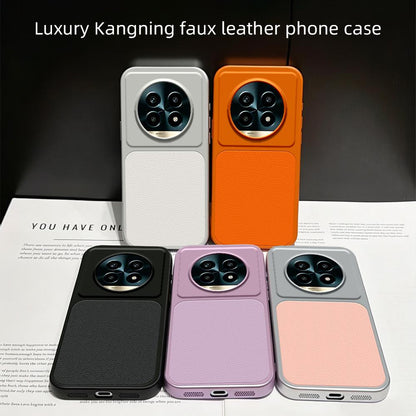For Realme 13 Pro Lambskin Series Skin Feel Shockproof Phone Case(Pink)