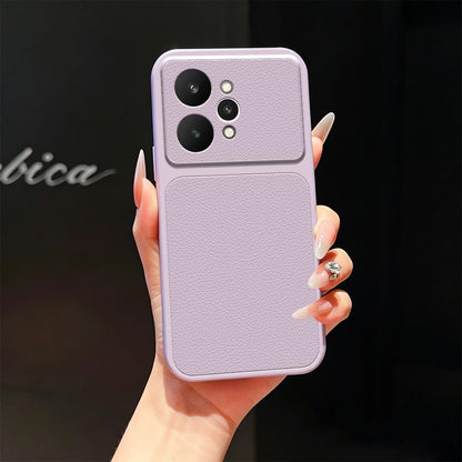 For Realme 15 5G Lambskin Series Skin Feel Shockproof Phone Case(Purple)