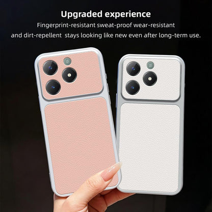 For Realme C61 Lambskin Series Skin Feel Shockproof Phone Case(Purple)