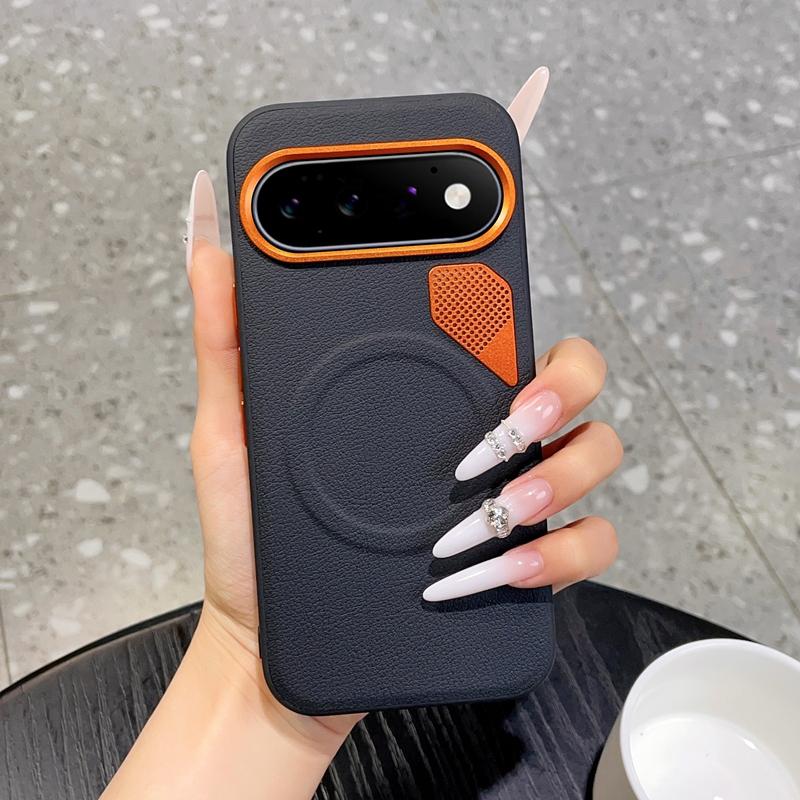 For Google Pixel 11 Pro Graphene Cooling Holes Magnetic Phone Case(Black)