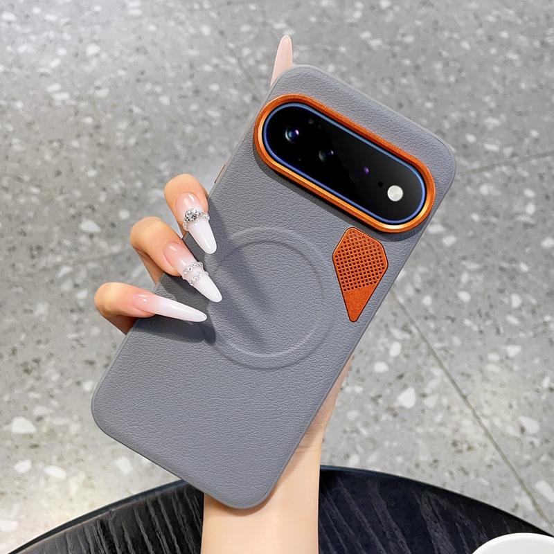 For Google Pixel 11 Pro Graphene Cooling Holes Magnetic Phone Case(Grey)