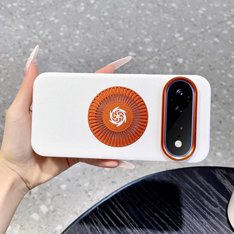For Google Pixel 11 Graphene Cooling Holes Magnetic Phone Case - White - EDA010004102A