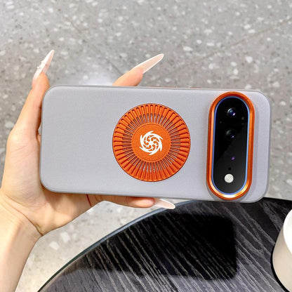 For Google Pixel 11 Graphene Cooling Holes Magnetic Phone Case - Grey - EDA010004102C