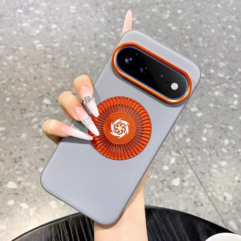 For Google Pixel 11 Graphene Cooling Holes Magnetic Phone Case - Grey - EDA010004102C