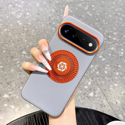 For Google Pixel 11 Graphene Cooling Holes Magnetic Phone Case - Grey - EDA010004102C