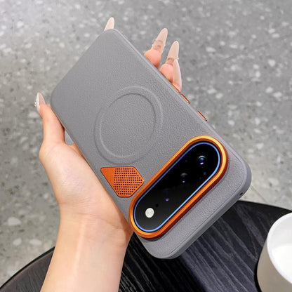 For Google Pixel 11 Pro XL Graphene Cooling Holes Magnetic Phone Case(Grey)